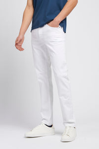 Mens Woven Trousers in Bright White