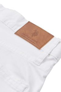 Mens Woven Trousers in Bright White