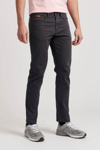 Mens Woven Trousers in Ebony