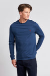 Mens Long Sleeved T-Shirt in Insignia Blue