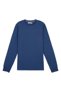 Mens Long Sleeved T-Shirt in Insignia Blue