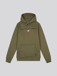 Mens Sport Hoodie in Army Green