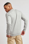 Mens Rider Crew Neck Sweatshirt in Vintage Grey Heather