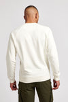 Mens Raglan Crew Neck Sweatshirt in Marshmallow