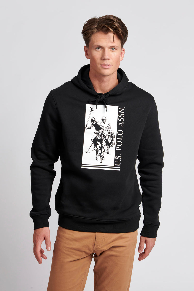 Mens Rider Hoodie in Black