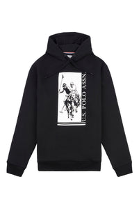 Mens Rider Hoodie in Black