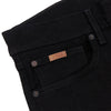 Mens 5 Pocket Regular Fit Denim Jeans in Black Wash