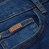 Mens 5 Pocket Regular Fit Denim Jeans in Dark Wash