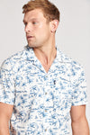 Scenic Palm SS Shirt Marshmallow