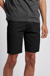 Mens Denim Woven 5 Pocket Shorts in Black