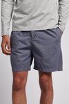 Mens Casual Chambray Oxford Short in Light Chambray