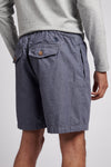 Mens Casual Chambray Oxford Short in Light Chambray