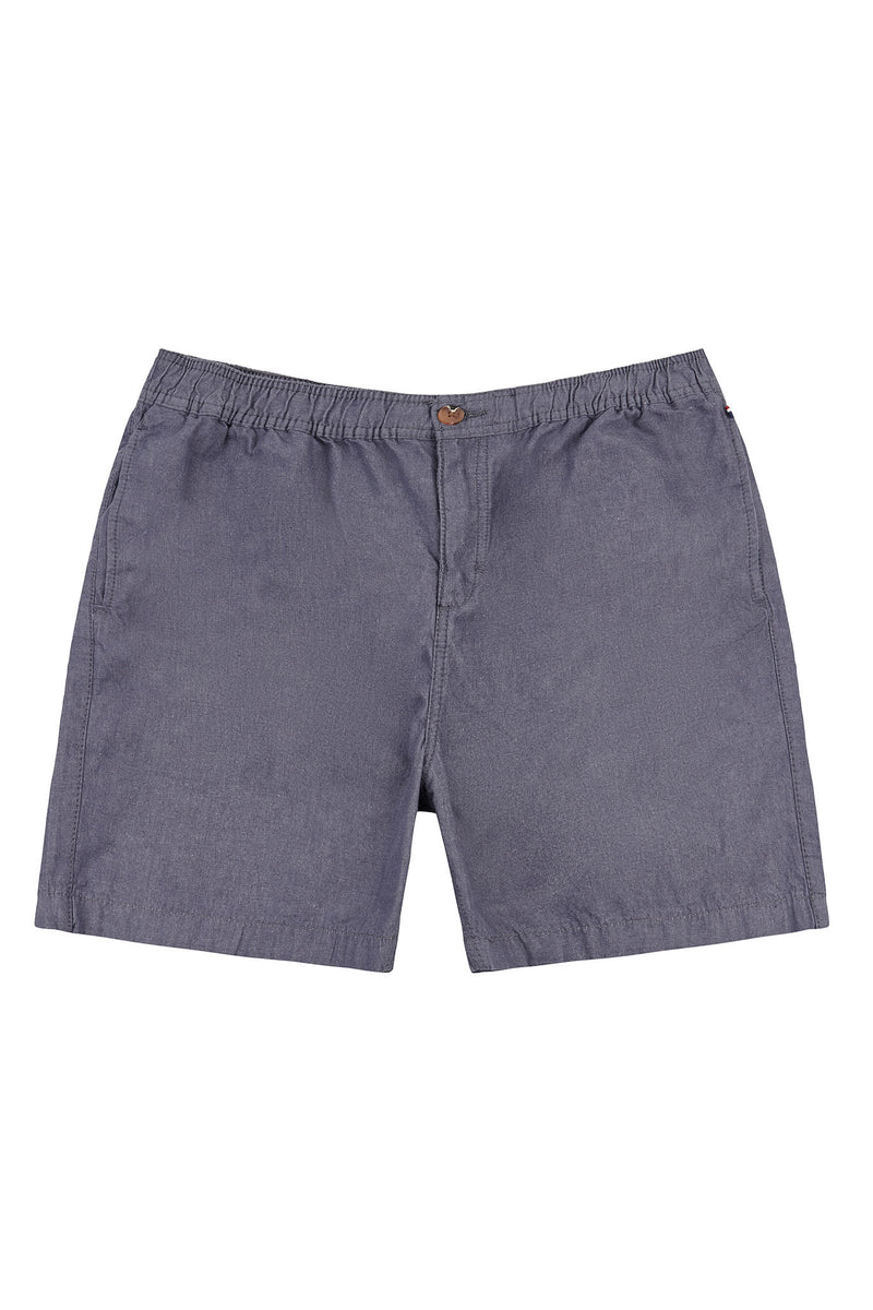 Mens Casual Chambray Oxford Short in Light Chambray