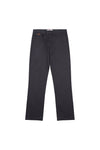 Mens Brushed Twill Trouser in Charcoal Grey Marl