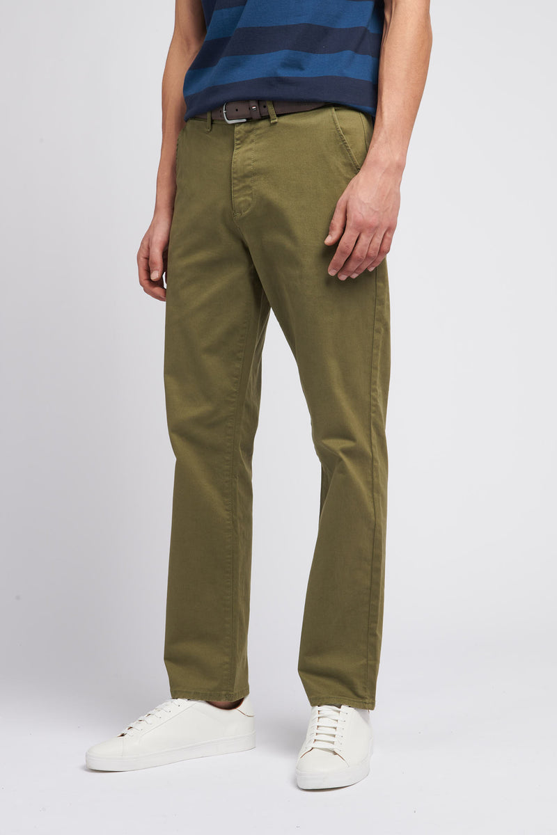 Mens Everyday Chino in Burnt Olive