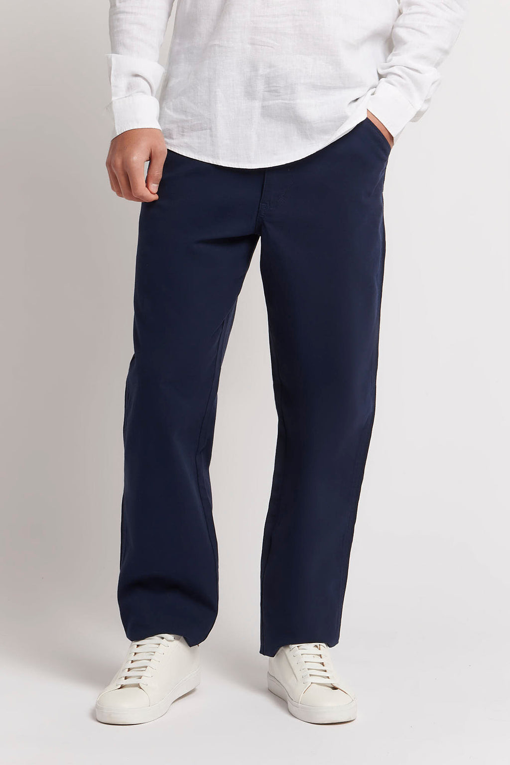 U.S. Polo Assn. Mens Worker Chino Trousers in Navy Blue – U.S. Polo ...