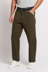 Mens Worker Trousers in Forest Night