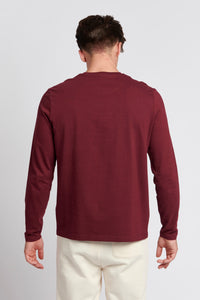 Men Arch Graphic Long Sleeve T-Shirt in Windsor Wine