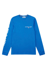 Mens Sport Long Sleeve T-Shirt in Classic Blue