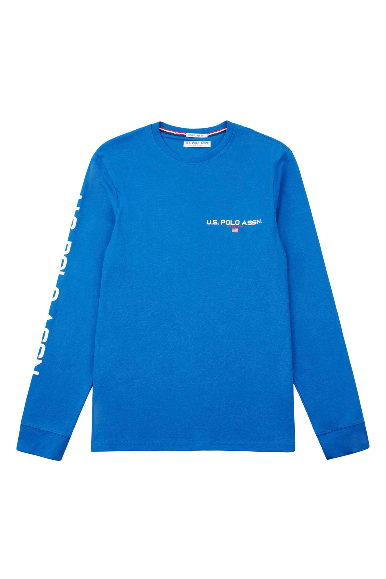 Mens Sport Long Sleeve T-Shirt in Classic Blue