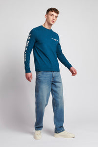 Mens Sport Long Sleeve T-Shirt in Legion Blue