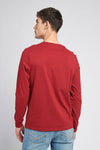 Mens Sport Long Sleeve T-Shirt in Biking Red