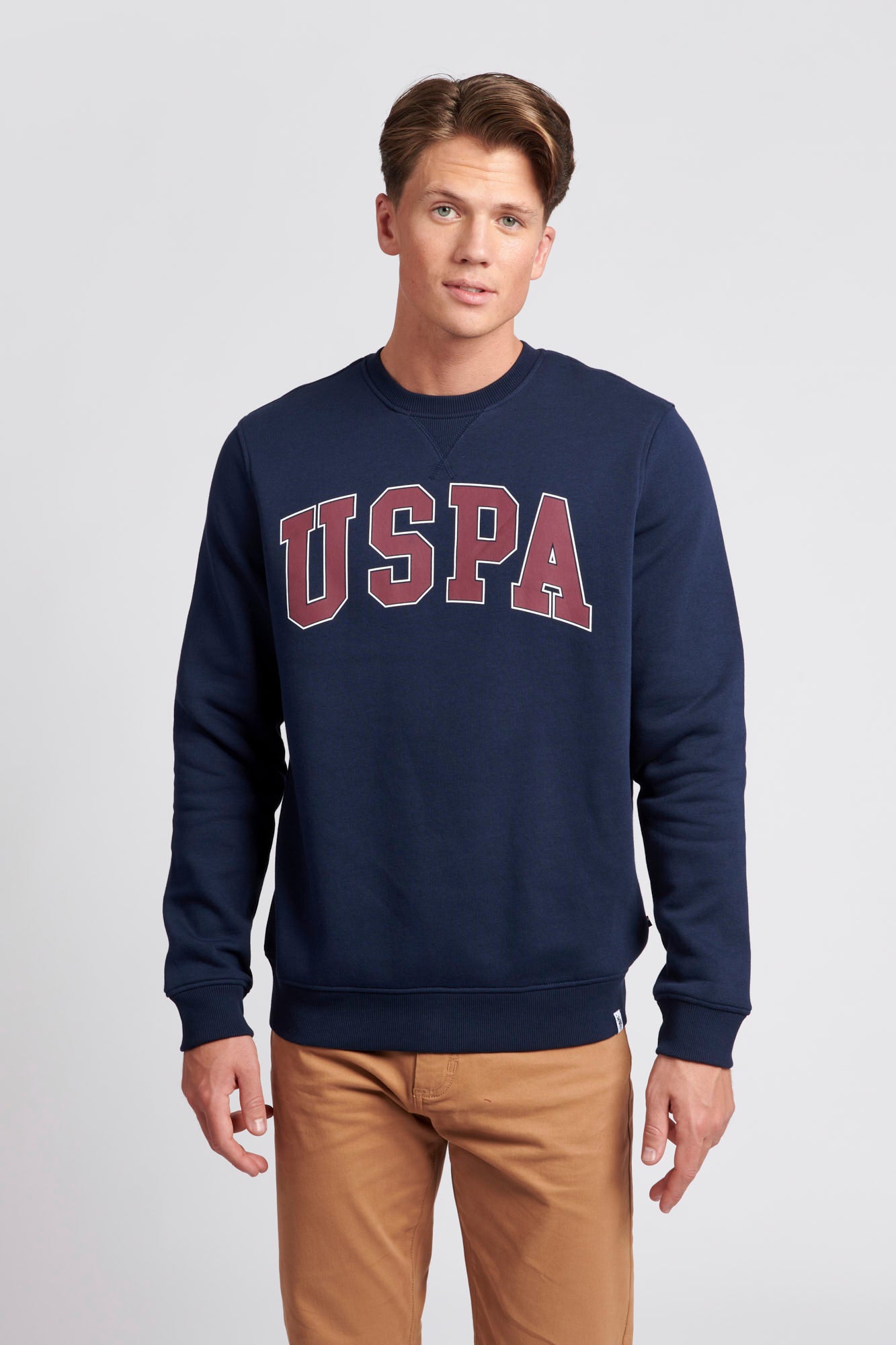 Mens Arch Graphic Sweatshirt in Navy Blue