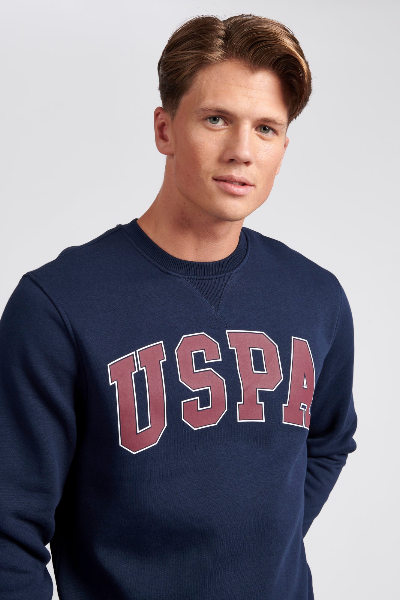 Mens Arch Graphic Sweatshirt in Navy Blue