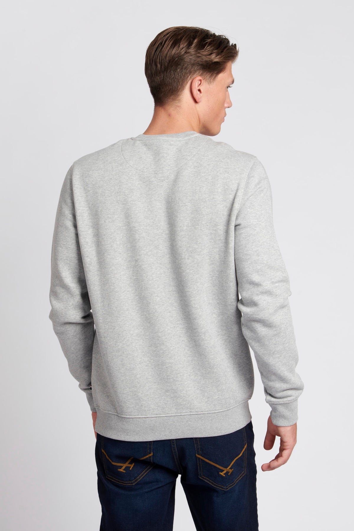 Mens Arch Graphic Sweatshirt in Vintage Grey Heather