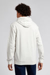 Mens Vintage 1890 Hoodie in Light Grey Marl