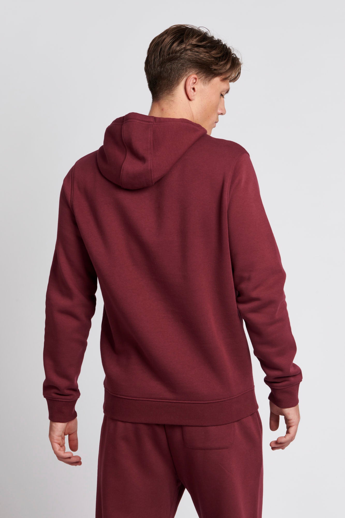 Mens Graphic Hoodie in Windsor Wine