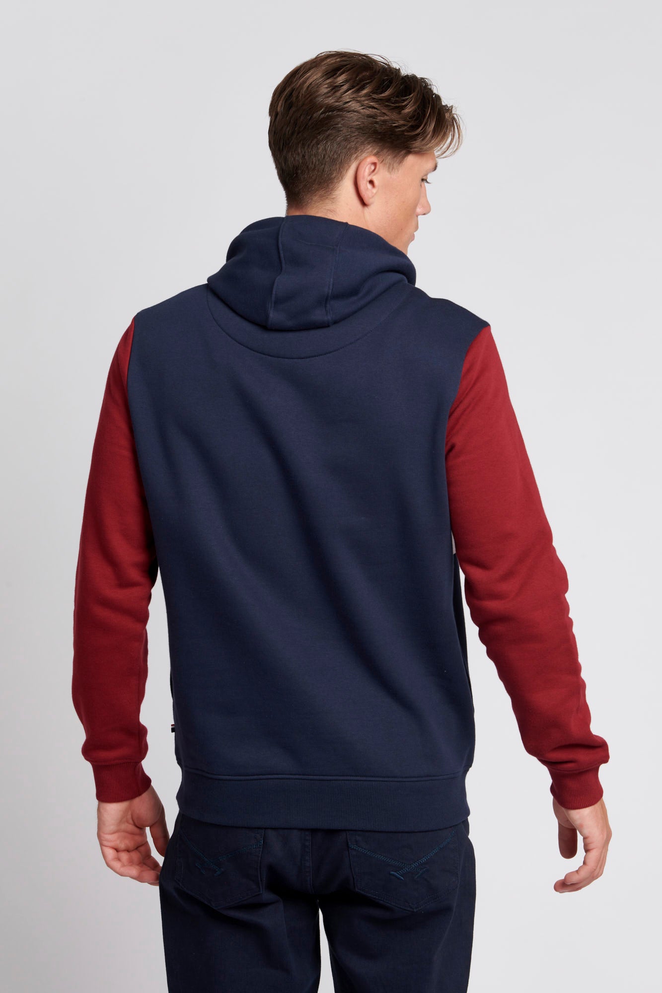 Mens Sports Hoodie in Navy Blue