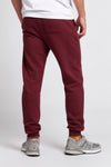 Mens Tipped Joggers in Windsor Wine