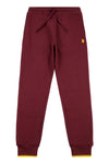 Mens Tipped Joggers in Windsor Wine