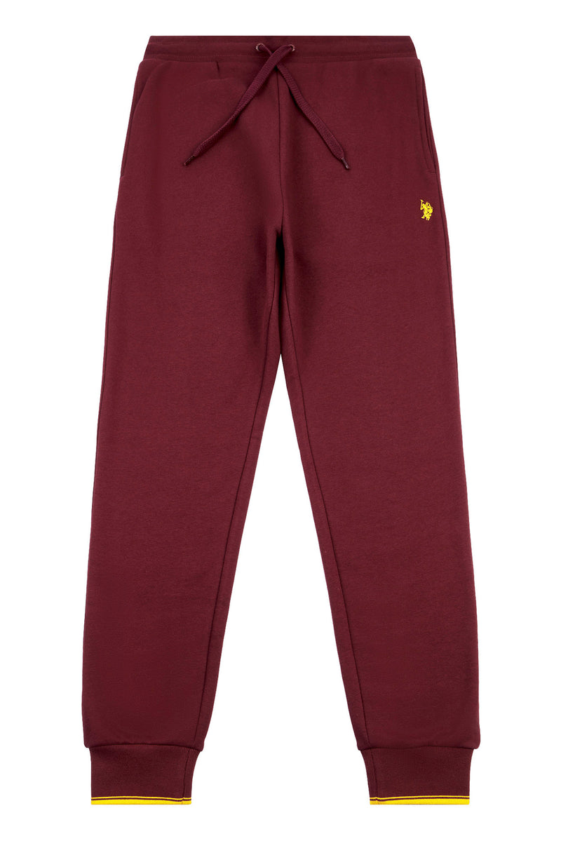 Mens Tipped Joggers in Windsor Wine