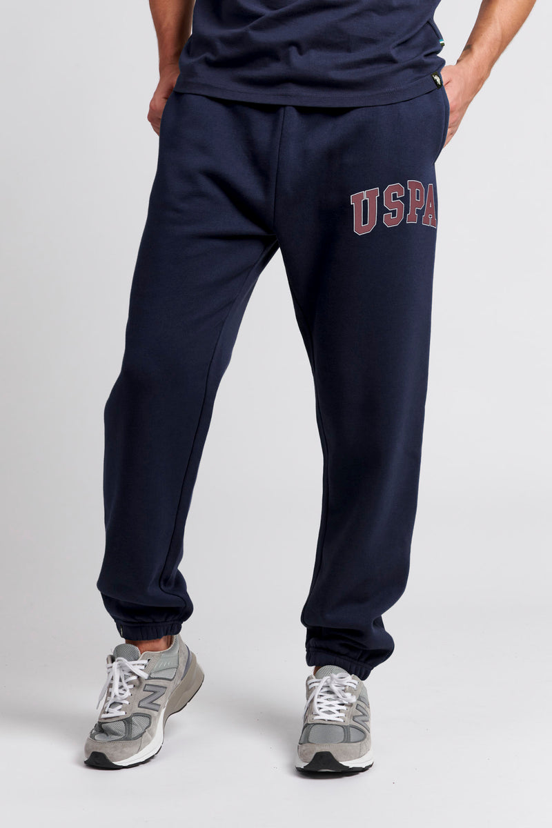 Mens Arch Logo Joggers in Navy Blue