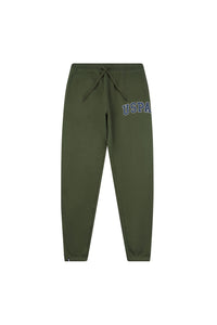 Mens Arch Logo Joggers in Forest Night