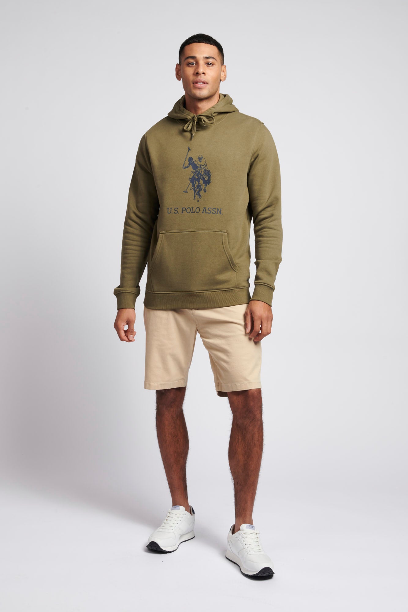 Mens Rider Hoodie in Burnt Olive