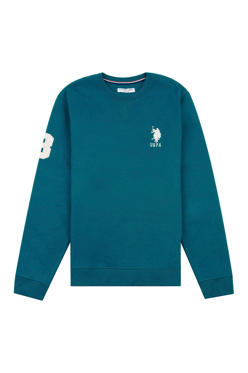 Mens Player 3 Crew Neck Sweatshirt in Legion Blue