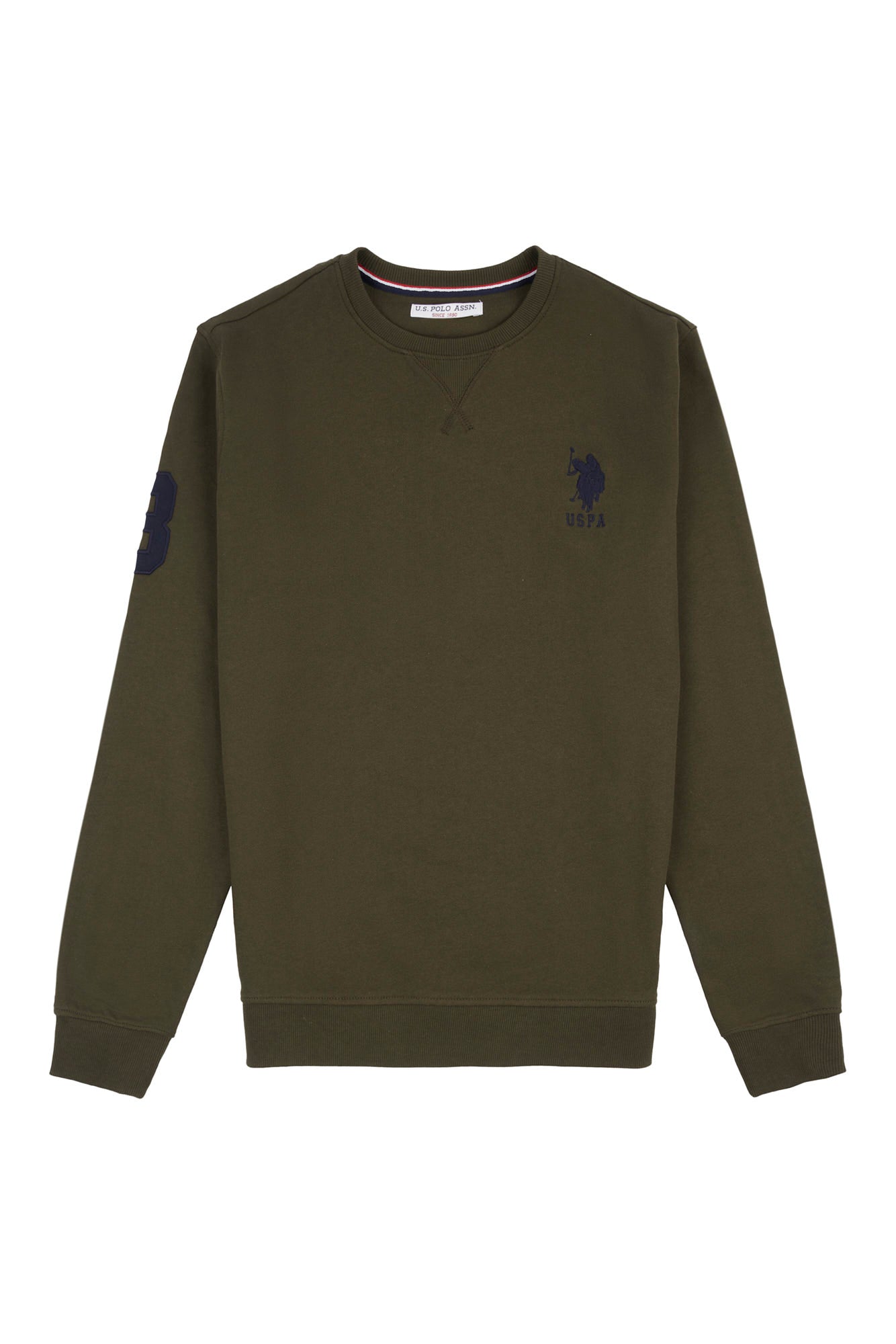 Mens Player 3 Crew Neck Sweatshirt in Forest Night