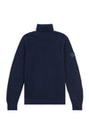 Mens Roll Neck in Navy Blue