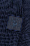 Mens Roll Neck in Navy Blue