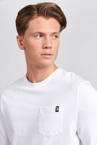 Mens Pocket T-Shirt in Bright White