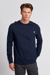 Mens Pocket T-Shirt in Navy Blue