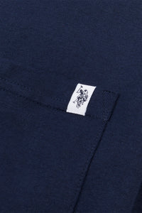 Mens Pocket T-Shirt in Navy Blue