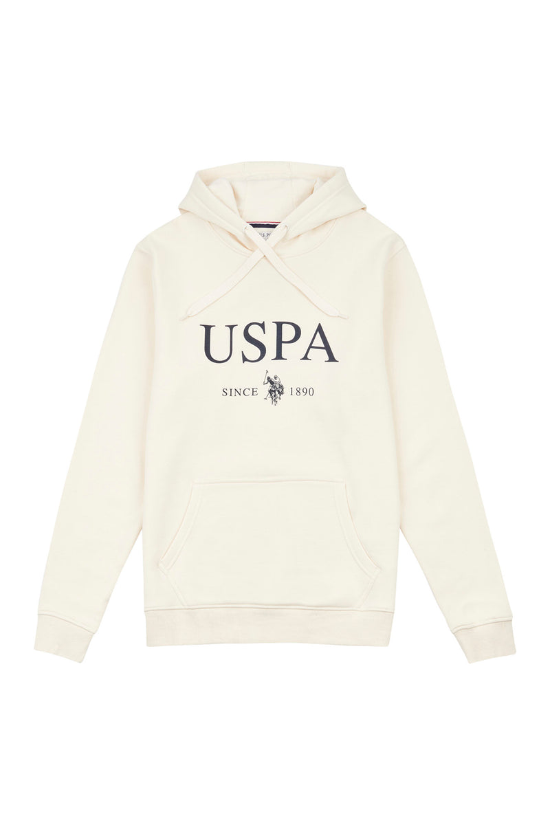 Mens 1890 Hoodie in Marshmallow