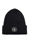 Badge Beanie in Black