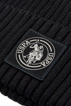 Badge Beanie in Black