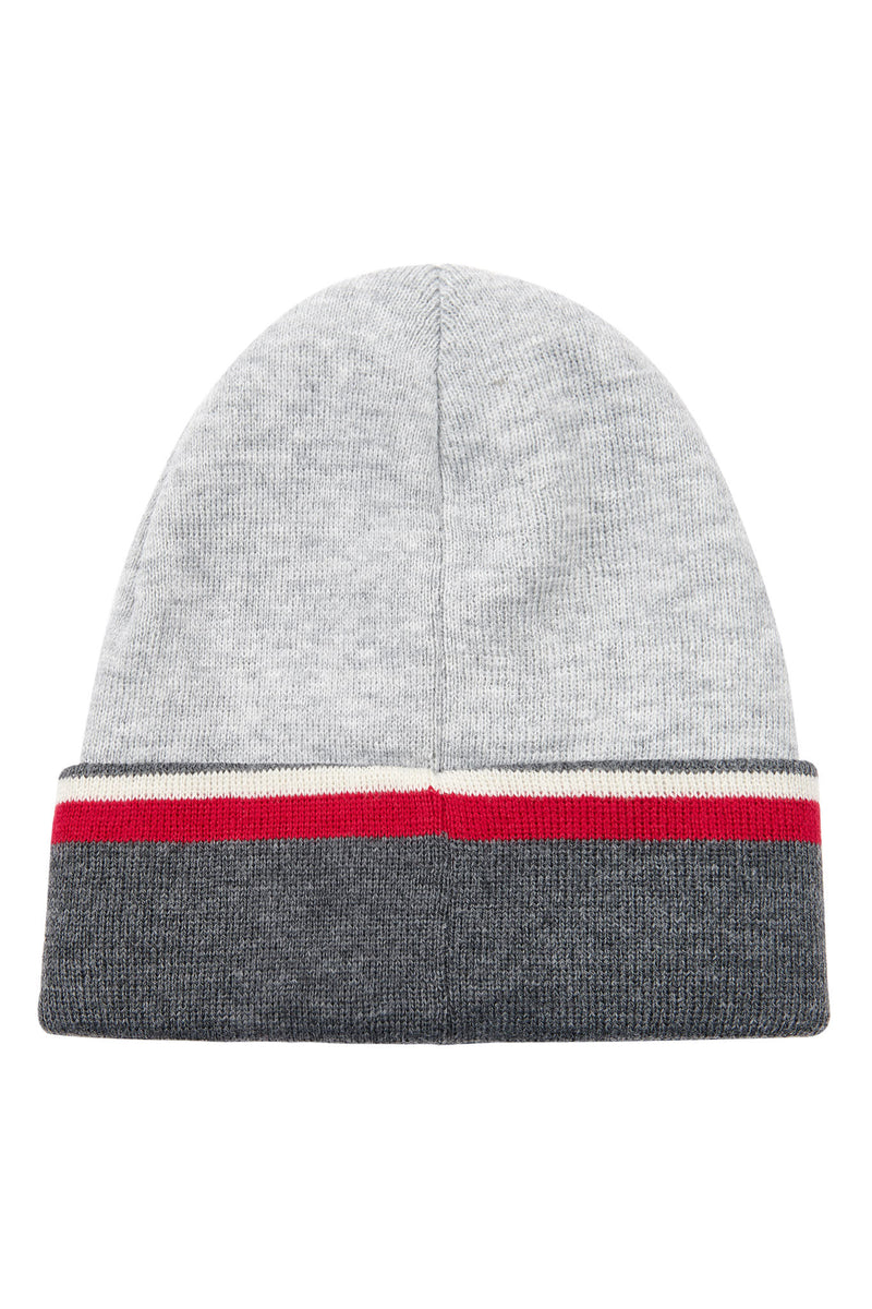 Contrast Beanie in Vintage Grey Heather