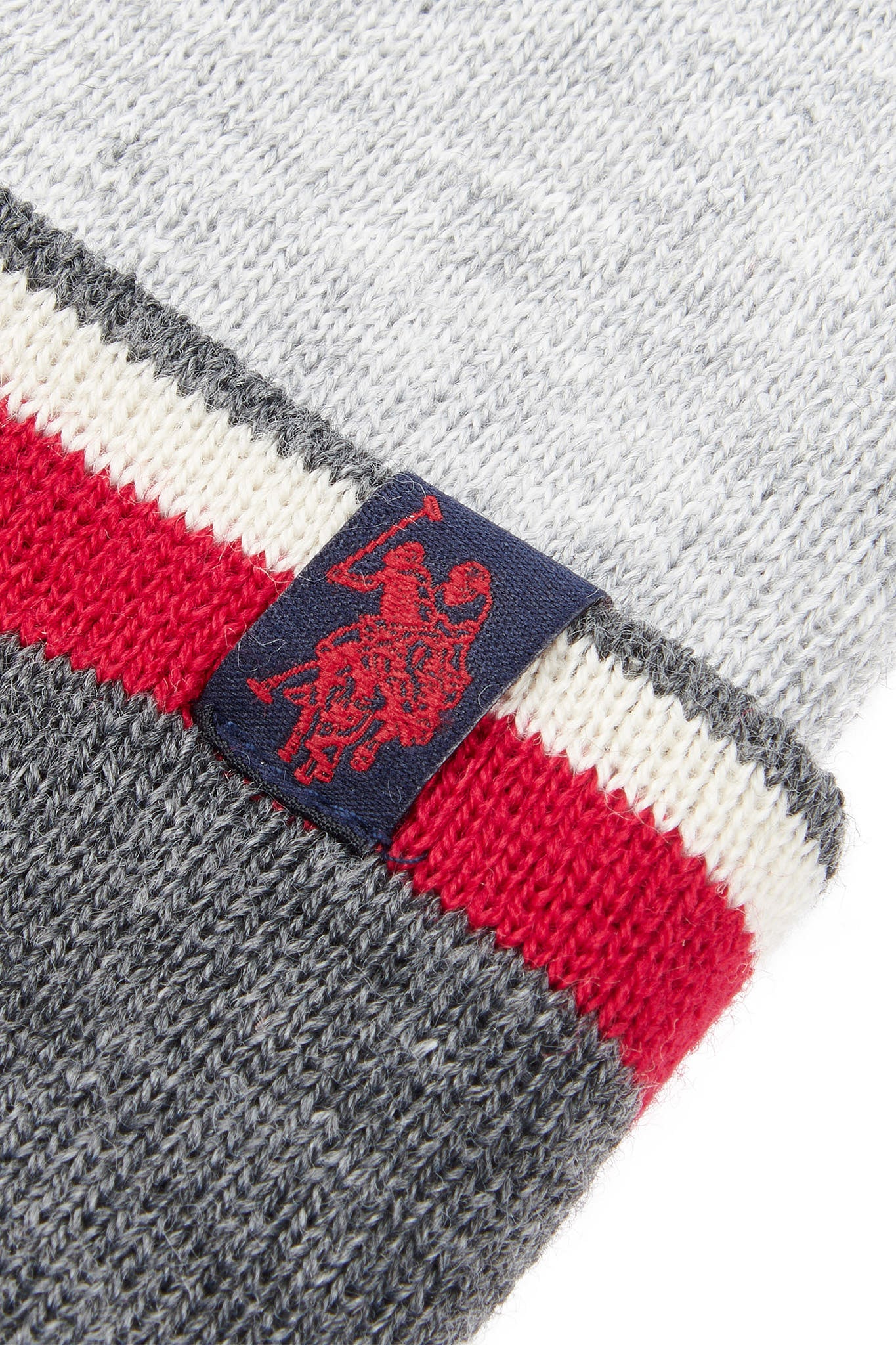 Contrast Beanie in Vintage Grey Heather